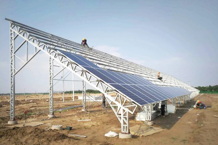 Manufacturer of Solar Panel Mounting Structure in Kolkata, Howrah & India