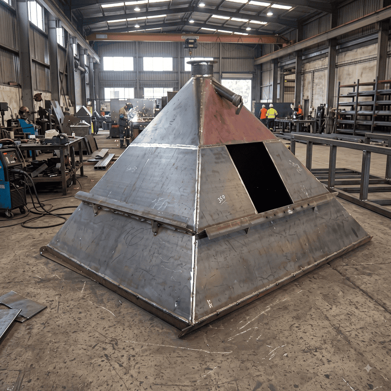 Hopper Fabrication Service in India — Nony Industries Pvt. Ltd.