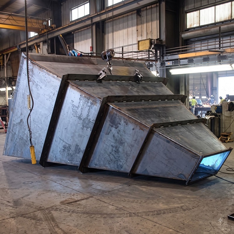 Conical Hopper-Wedge Hopper-Pyramid Hopper -Fabrication Service